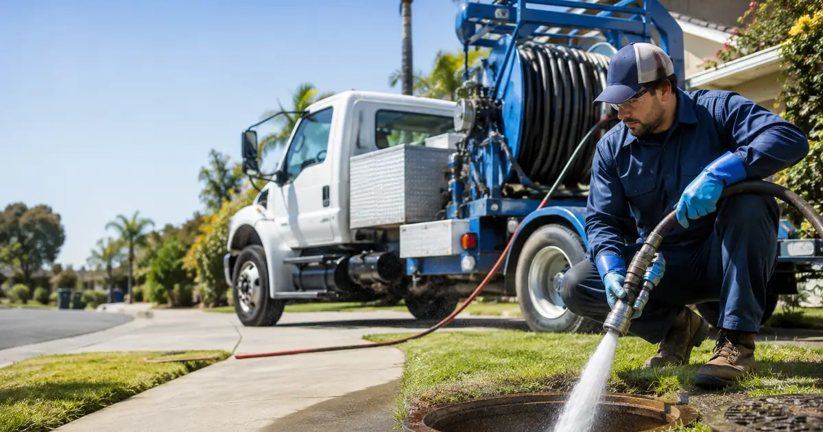 Hydro jet sewer cleaning San Ardo