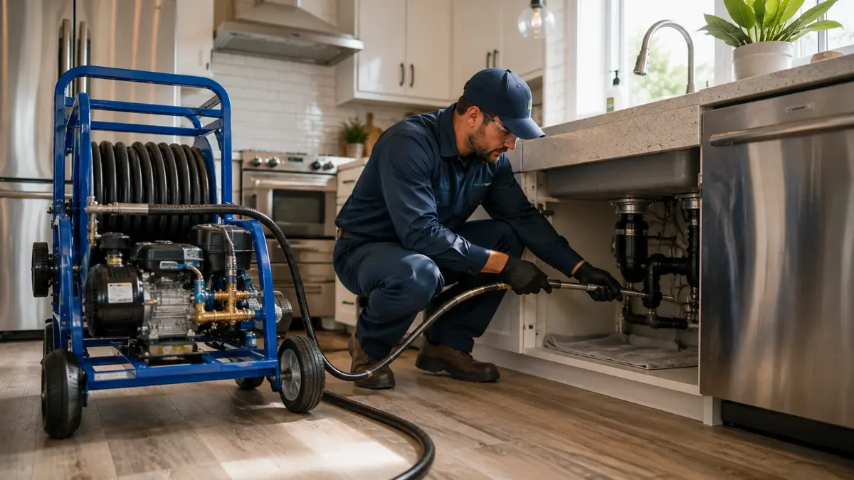 Kitchen Drain Hydro Jetting in San Ardo