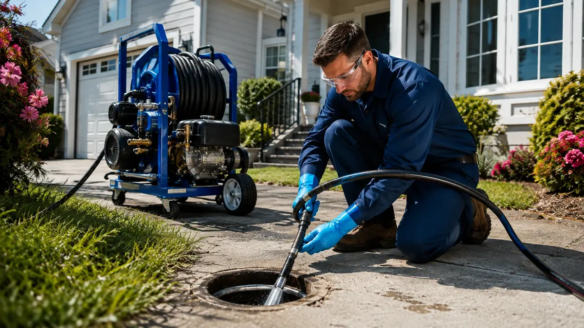 Residential Hydro Jet Drain Cleaning in San Ardo